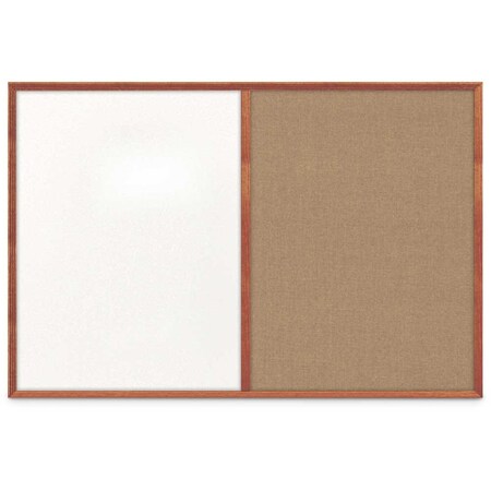 United Visual Products Slim Style Indoor Enclosed Corkboard, 30", UV503SC-GOLD-APRICOT UV503SC-GOLD-APRICOT
